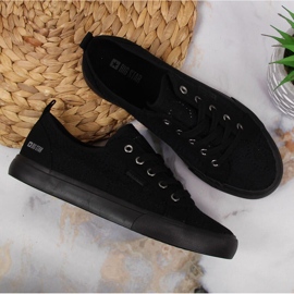 Zapatilla baja textil encaje negro Big Star JJ274064 4