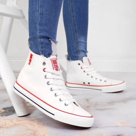 Zapatilla alta polipiel blanca Big Star JJ274132 blanco 6