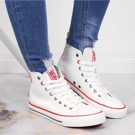 Zapatilla alta polipiel blanca Big Star JJ274132 blanco 7