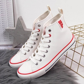 Zapatilla alta polipiel blanca Big Star JJ274132 blanco 2