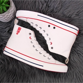 Zapatilla alta polipiel blanca Big Star JJ274132 blanco 4