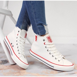 Zapatilla alta polipiel blanca Big Star JJ274132 blanco 5