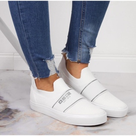 Zapatillas blancas sin cordones Big Star JJ274092 blanco 7