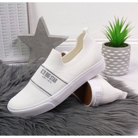 Zapatillas blancas sin cordones Big Star JJ274092 blanco 3