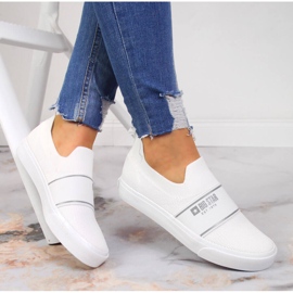 Zapatillas blancas sin cordones Big Star JJ274092 blanco 5