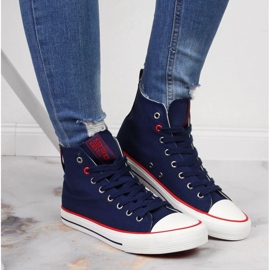 Deportivas textil azul marino Big Star JJ274125 7