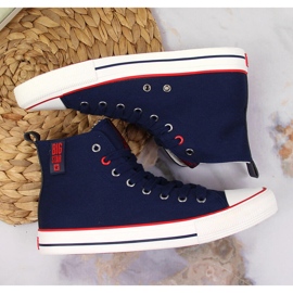 Deportivas textil azul marino Big Star JJ274125 4