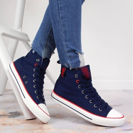 Deportivas textil azul marino Big Star JJ274125 5