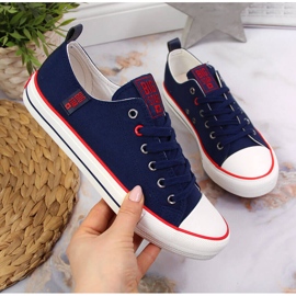 Deportivas bajas de textil azul marino Big Star JJ274121 1