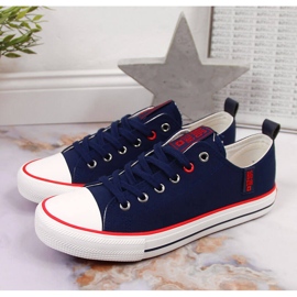 Deportivas bajas de textil azul marino Big Star JJ274121 2