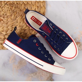 Deportivas bajas de textil azul marino Big Star JJ274121 4
