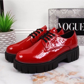 Botas mujer con plataforma rojo Laura La.Fi 5