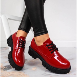 Botas mujer con plataforma rojo Laura La.Fi 2