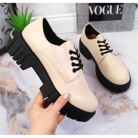 Zapatos de mujer en la plataforma beige Laura La.Fi 3