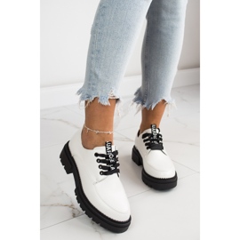 Botas de mujer con botas de plataforma, blanco Laura La.Fi 9