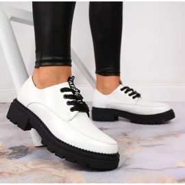 Botas de mujer con botas de plataforma, blanco Laura La.Fi 7