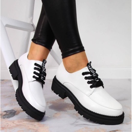 Botas de mujer con botas de plataforma, blanco Laura La.Fi 2