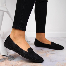 Zapatos lordsy negros de mujer de Sergio Leone 5