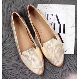 Zapatos señoriales dorados de mujer de Sergio Leone 2