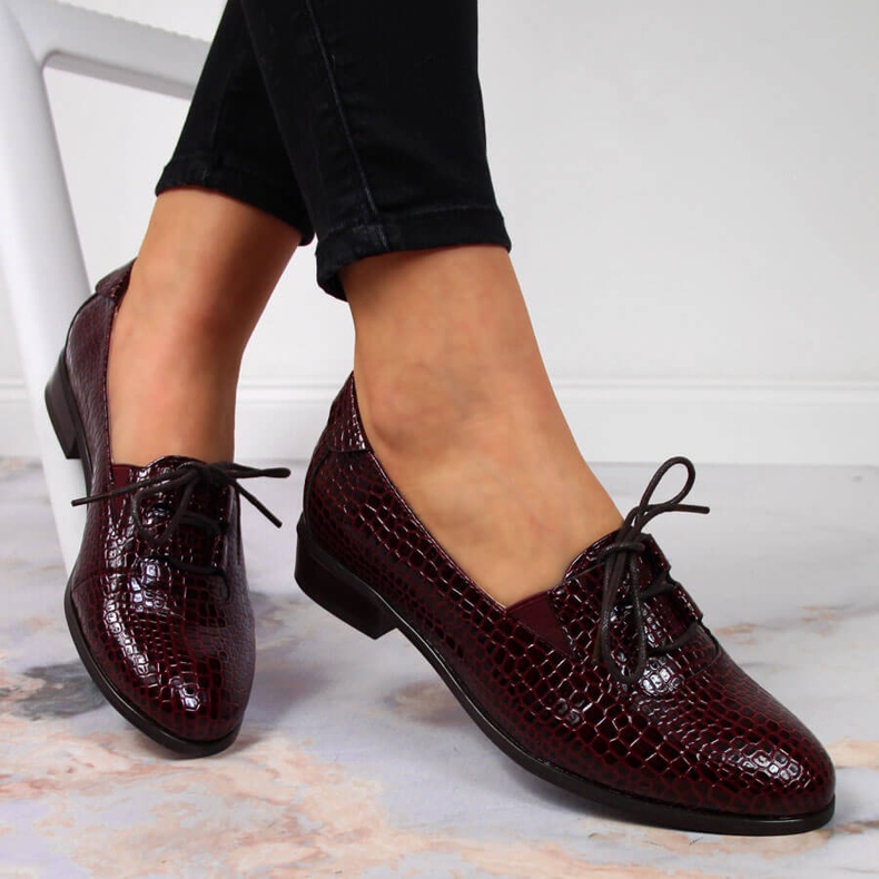 Zapatos lacados marrón con cordones Potocki 1 Zapatos lacados marrón con cordones Potocki 1