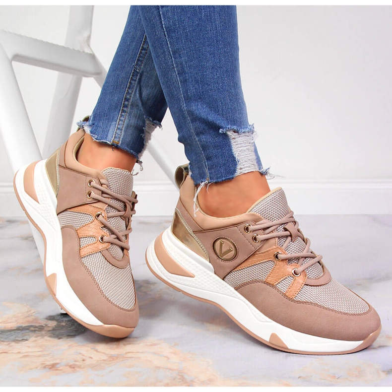 Zapatillas de mujer en la plataforma Vinceza. multicolor 1