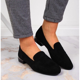Zapatos negros de mujer, mocasines de Sergio Leone 6