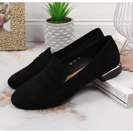 Zapatos negros de mujer, mocasines de Sergio Leone 2