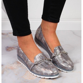 Zapatos mujer calados con cadena Lavender Jezzi violeta multicolor 6