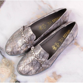 Zapatos mujer calados con cadena Lavender Jezzi violeta multicolor 3