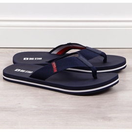 Pantuflas hombre azul marino Big Star JJ174518 4