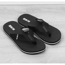 Chanclas de hombre negras Big Star JJ174519 negro 4