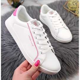 Deportivas blancas de mujer con ecopiel Cross Jeans JJ2R4024C blanco 2
