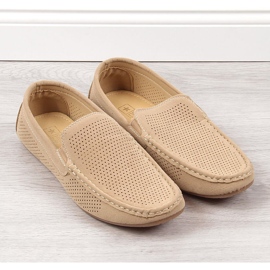 News Mocasines hombre calados beige NOVEDADES 5