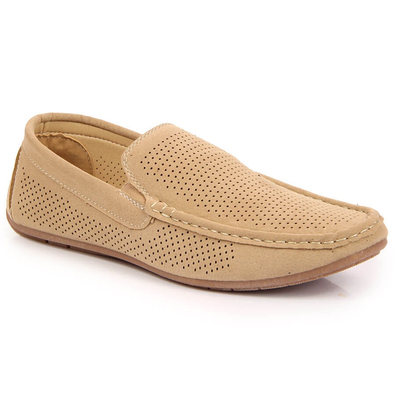 News Mocasines hombre calados beige NOVEDADES 2