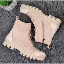 S.Barski Deportivas mujer plataforma DA beige 2