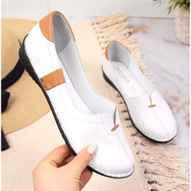 Zapatos mujer Artiker cómodos piel blanca blanco 1