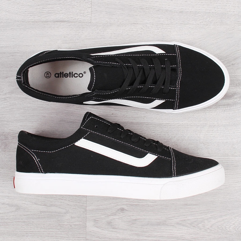 Atletico Deportivas bajas de hombre Atlético negras negro 1 Atletico Deportivas bajas de hombre Atlético negras negro 1