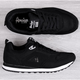 Deportivas hombre American Club negras negro 3