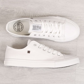 Deportivas blancas de ecopiel para hombre Big Star V174347 blanco 1
