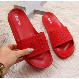 Red Big Star DD274A270 zapatillas de playa de goma roja rojo 9