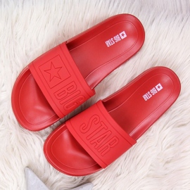 Red Big Star DD274A270 zapatillas de playa de goma roja rojo 13