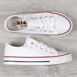 News Deportivas bajas para niños con cremallera, blancas NOVEDADES blanco 2