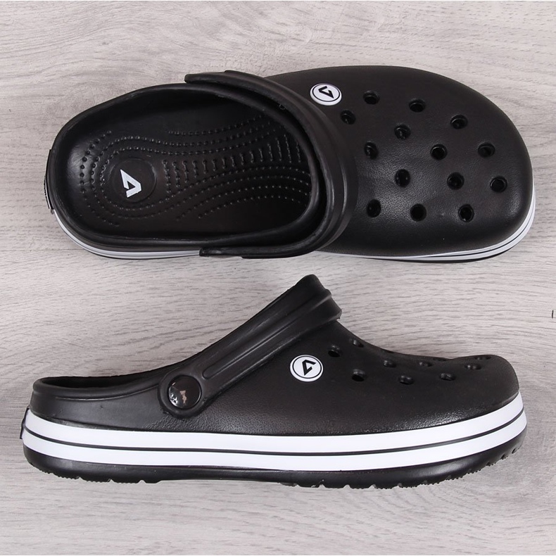 Chanclas de piscina infantil American Club negras negro 1