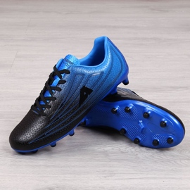 Botas de fútbol para hombre American Club negras y azules negro/azul 2