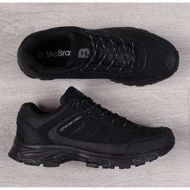 Zapatos de senderismo para hombre impermeables negros McBraun 1