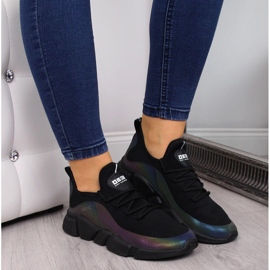 Black Big Star FF274A053 deportivas negras de mujer negro 5