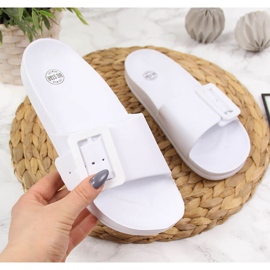 Chanclas de playa de espuma blanca para mujer Big Star FF274A391 blanco 2