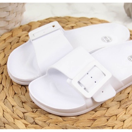 Chanclas de playa de espuma blanca para mujer Big Star FF274A391 blanco 4