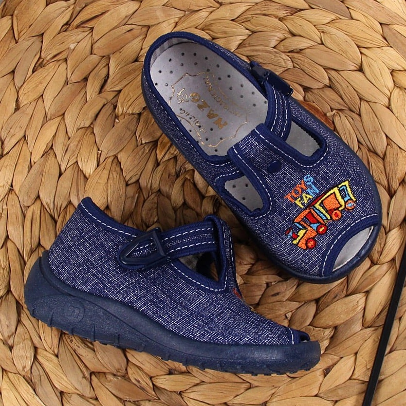 Chanclas niños sandalias casa azul marino Nazo 2