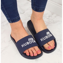 Zapatilla de playa básica azul marino Kubota 6